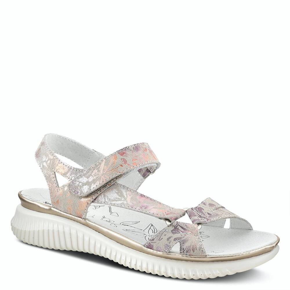 NEW SPRING STEP SHOES women's hermosa sandal in grey multi